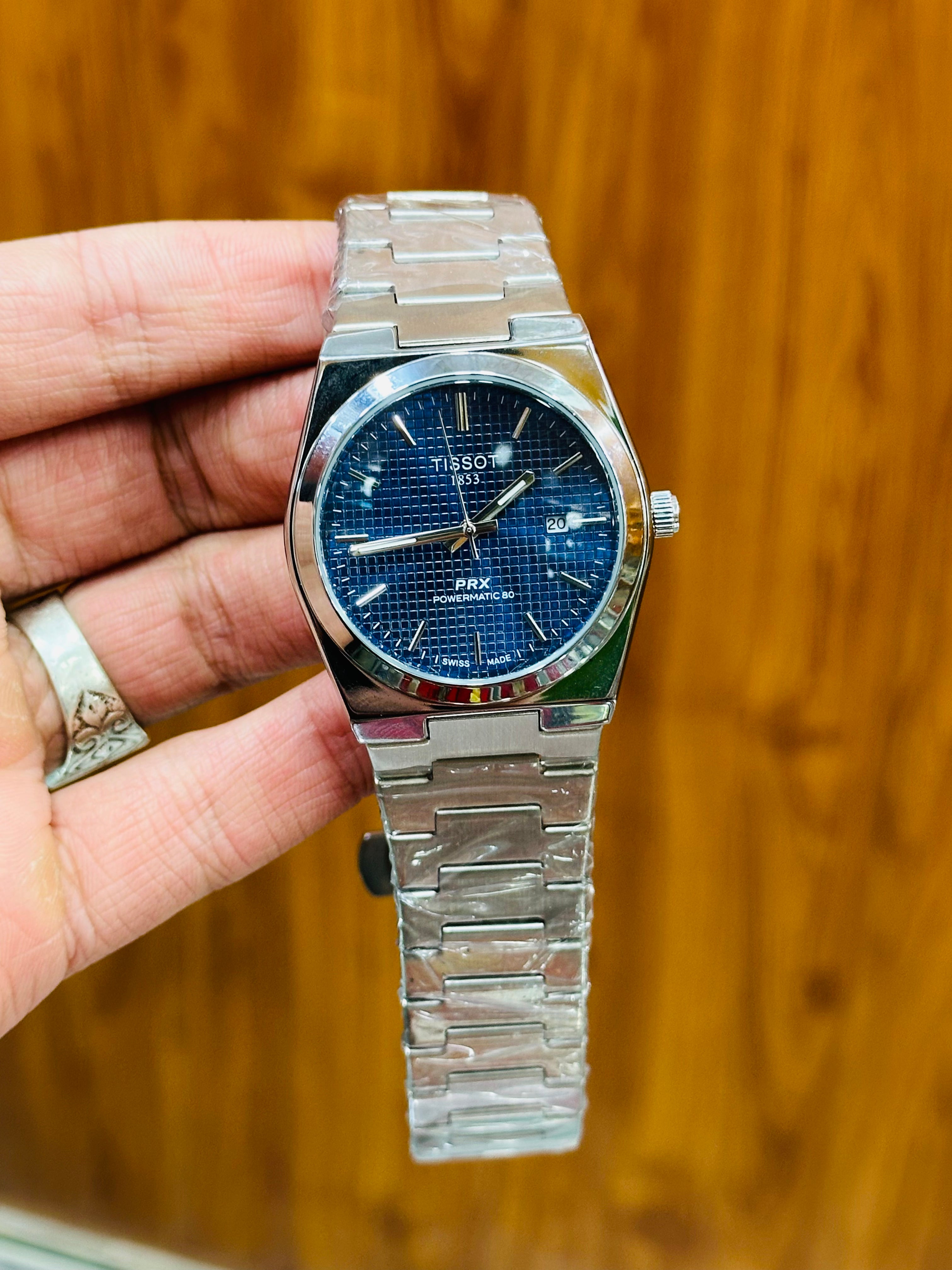 Tissot Quartz Watch with Master Lock – Swiss Made Stainless Steel Luxury Watch for Men