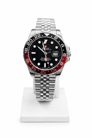 Luxury Two-Tone Rolex GMT Quartz Watch