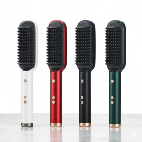 Electric Hair Straightening Comb | Fast Heat Hair Brush for Smooth, Frizz-Free Styling