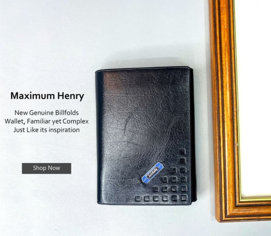 New Genuine Billfolds Wallet – Premium PU Leather Men’s Long Wallet | Stylish & Durable Design