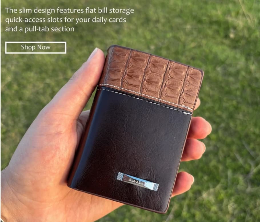 Premium Crocodile Leather Wallet – Luxury Handmade Men’s Wallet