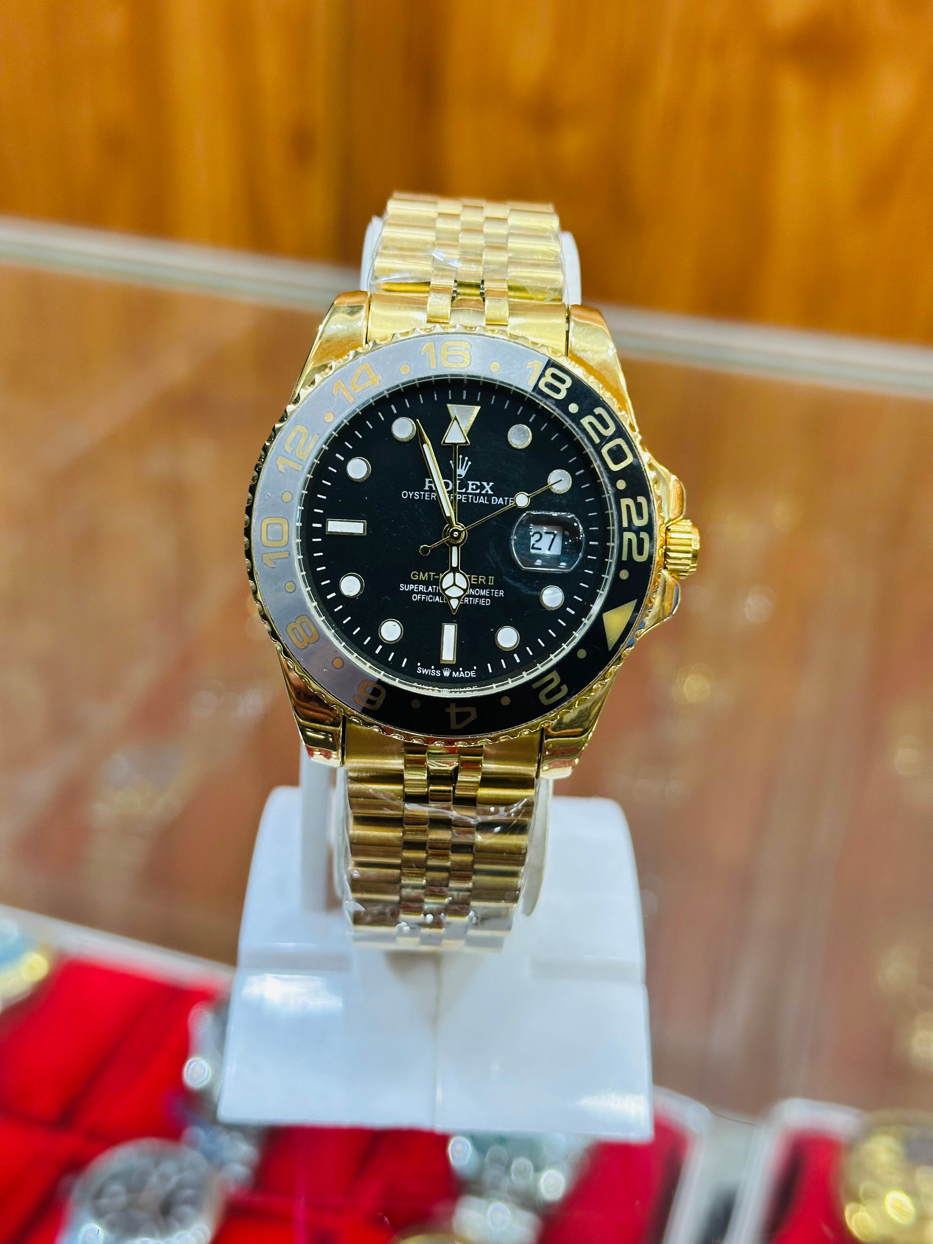Luxury Two-Tone Rolex GMT Automatic Watch