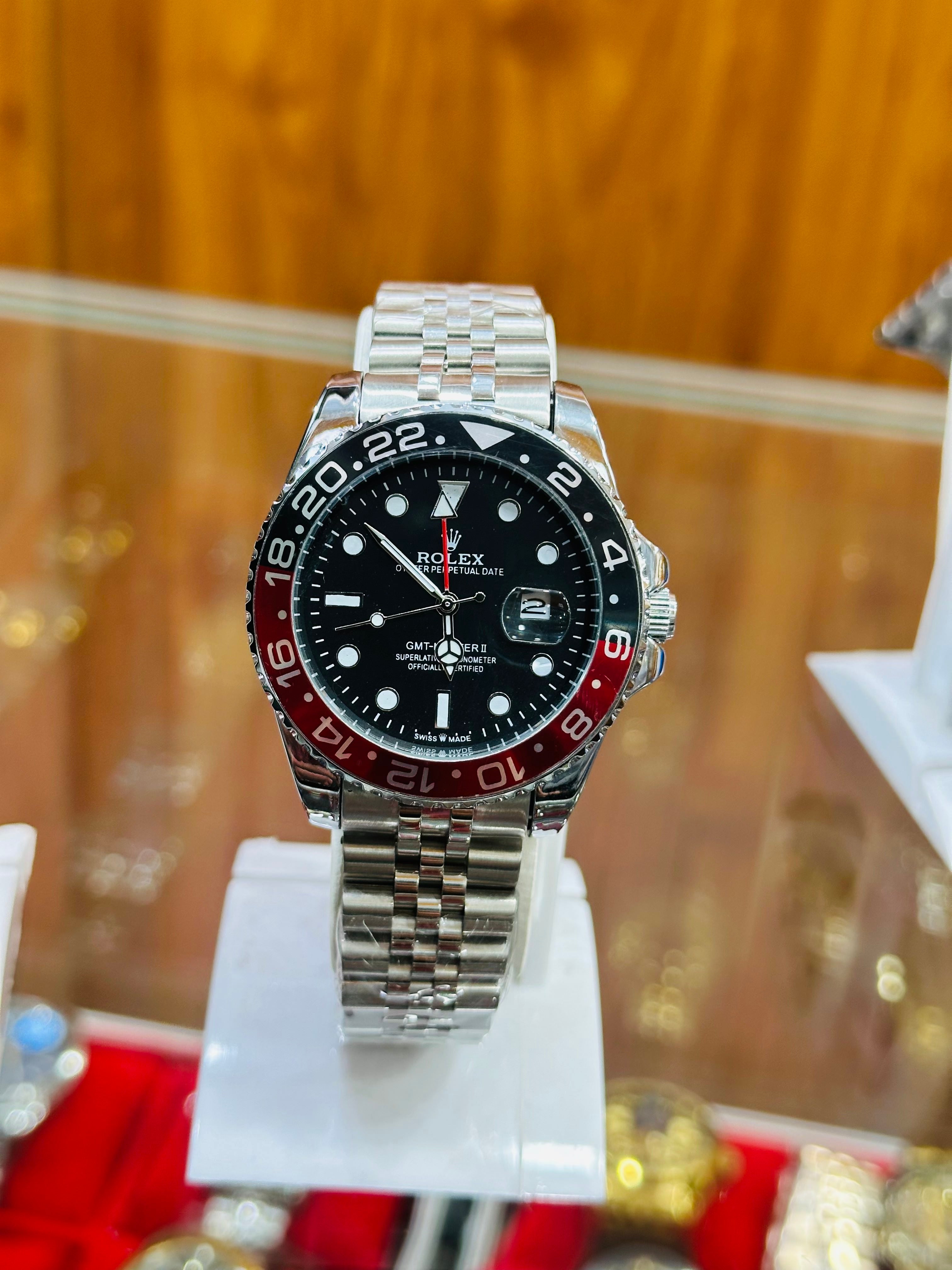 Luxury Two-Tone Rolex GMT Automatic Watch